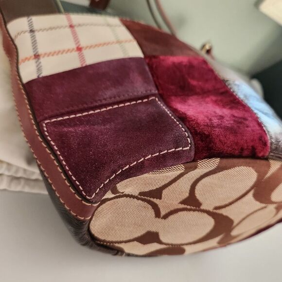 Coach Hollday Patchwork Bleecker Duffle Bag - Picture 8 of 15